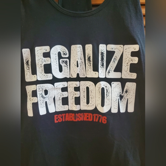 Legalize Freedom Racer Back Tank - Picture 3 of 4
